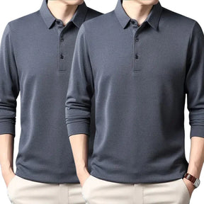 PAGUE 1 LEVE 2 | Camisa Polo Manga Longa Seda Gelo [50% DESCONTO] - Loja Arantes