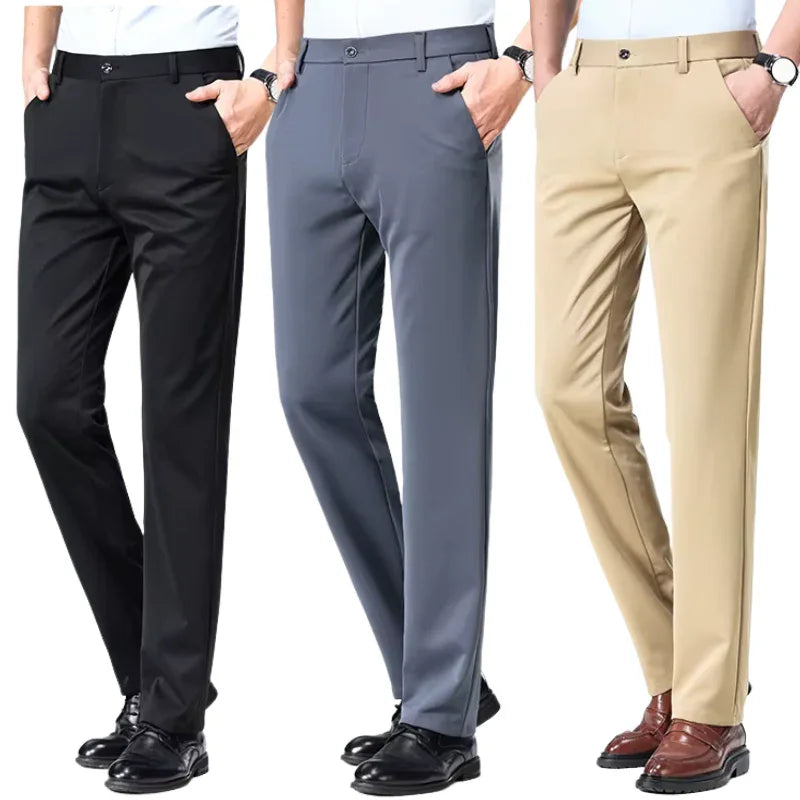 COMPRE 2  LEVE 3 |  Calça Social Clássica Alfaiataria + Cinto de Brinde