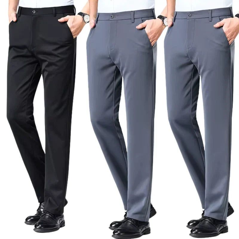 COMPRE 2  LEVE 3 |  Calça Social Clássica Alfaiataria + Cinto de Brinde