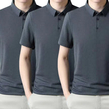 [PAGUE 1 LEVE 3] - Camisa Polo Fresh Seda Gelo