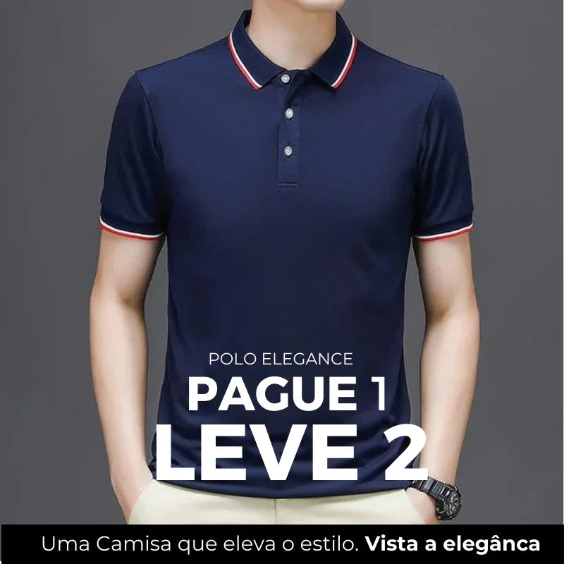 Pague 1 Leve 2 | Polo Elegance acabamento ITALIANO Premium + Brinde - Loja Arantes