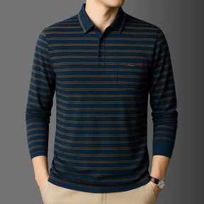 Camisa Polo Manga Longa Elite Royal