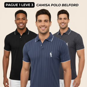 Pague 1 Leve 3 - Camisa Polo Belford