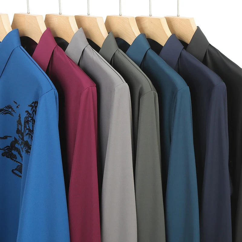 camisa social Horizon Manga Longa