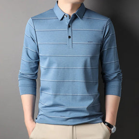 Camisa Polo Manga Longa Elegant Rome