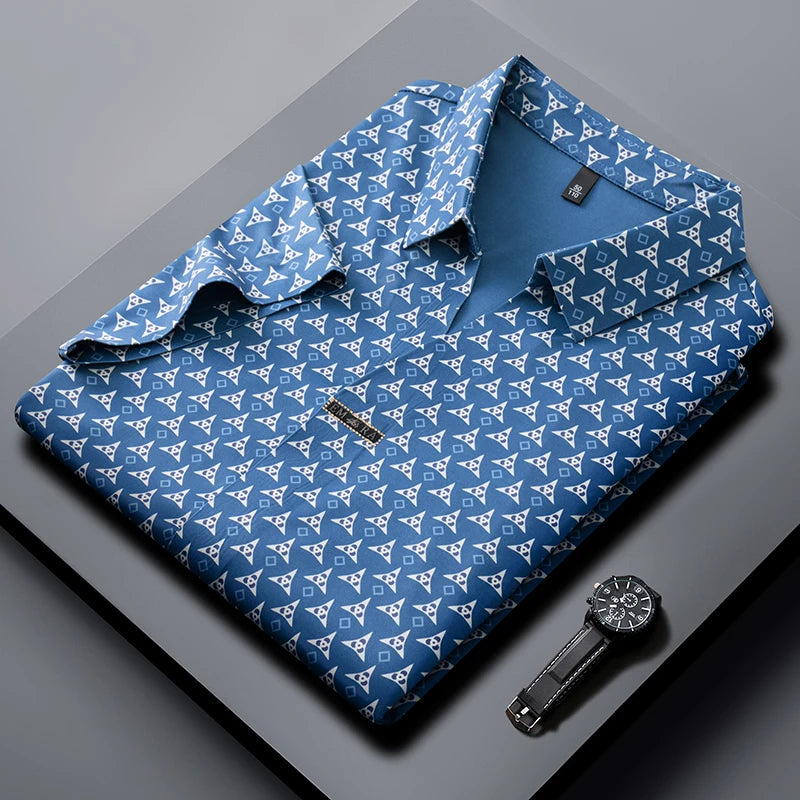 Camisa Alfa Elegance + Relogio de Brinde