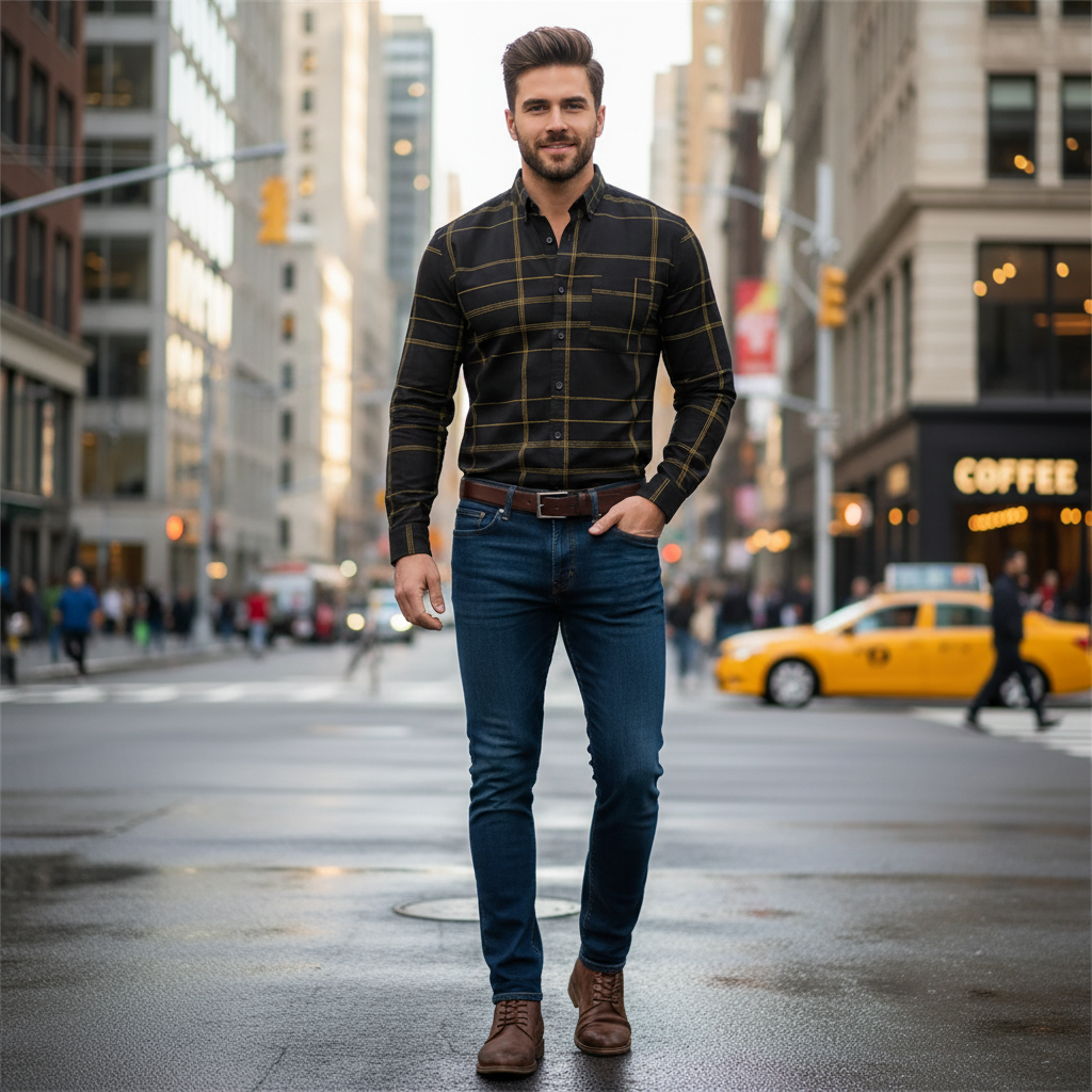 Camisa Havaiana Masculina 2025 – Peito Único