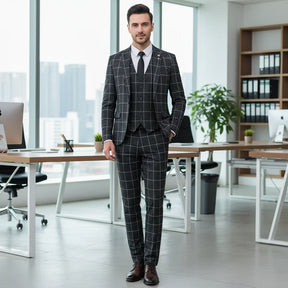 Cosume Kingsman - Blazer Colete e Calça Social