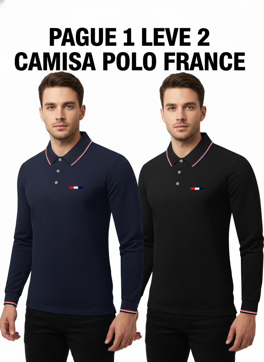 Pague 1 Leve 2 - Camisa Polo France