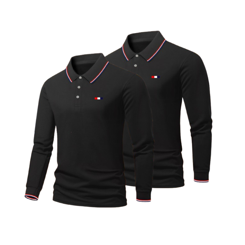 Pague 1 Leve 2 - Camisa Polo Manga Longa Detroit