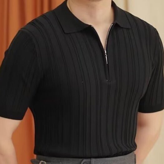 Pague 1 Leve 4 - Camisa Polo com Ziper Old Money