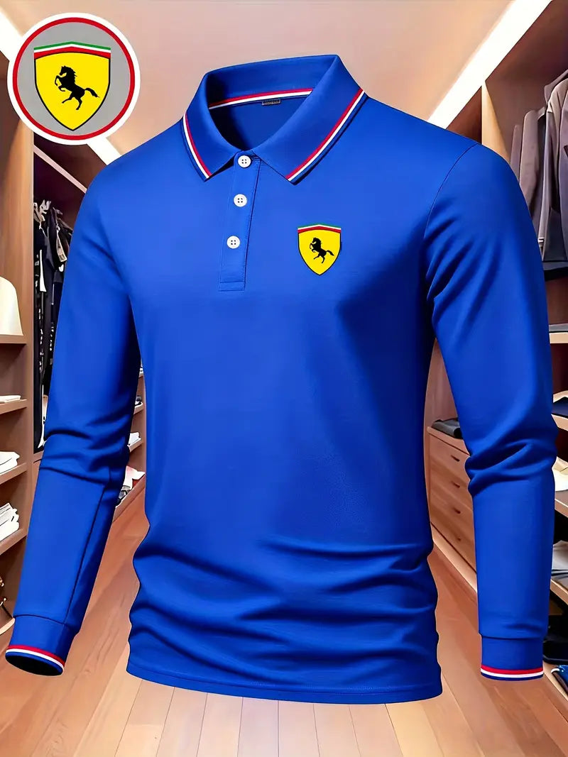 Pague 1 Leve 2 - Camisa Polo Manga Longa Ferrari