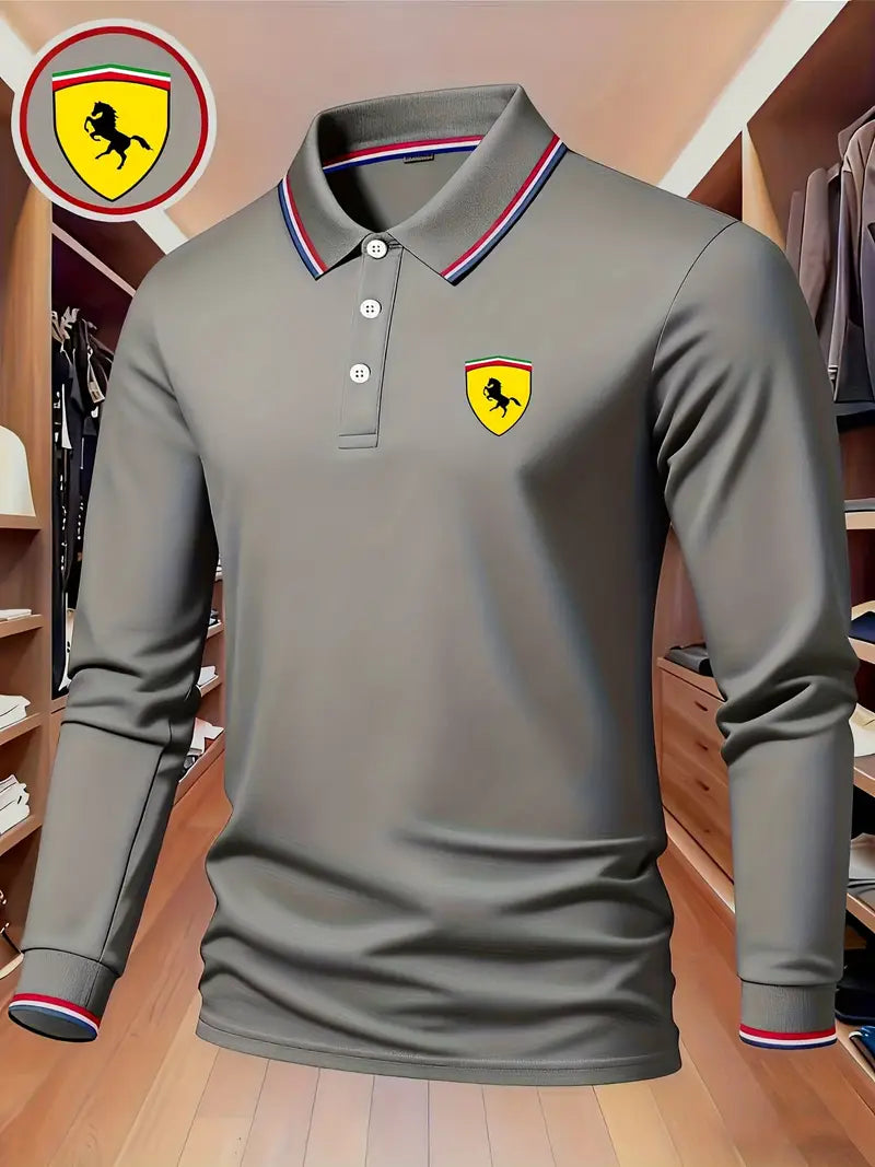 Pague 1 Leve 2 - Camisa Polo Manga Longa Ferrari