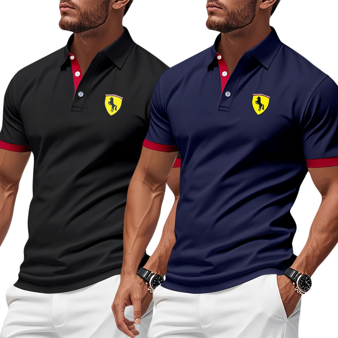 Pague 1 Leve 2 - Camisa polo Ferrari Roma