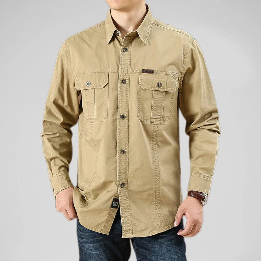 Camisa Cargo Manga Longa Elite