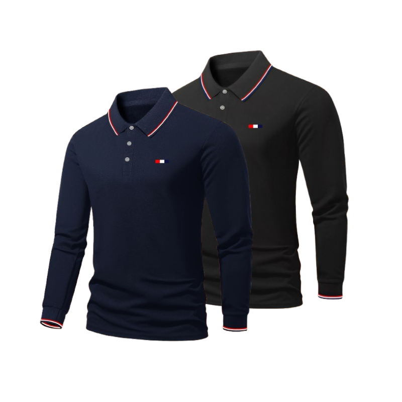 Pague 1 Leve 2 - Camisa Polo Manga Longa Detroit