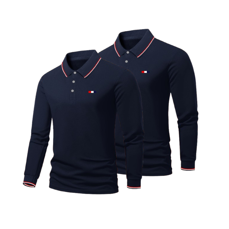 Pague 1 Leve 2 - Camisa Polo Manga Longa Detroit