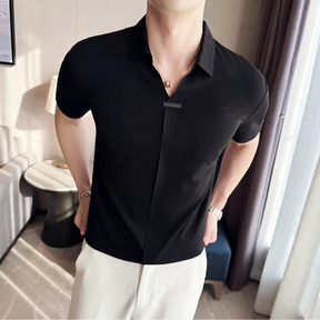 Camisa Estilo Social Masterline Essential + Relógio de Brinde