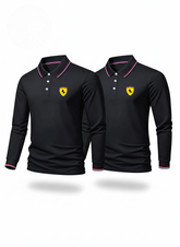Pague 1 Leve 2 - Camisa Polo Manga Longa Ferrari