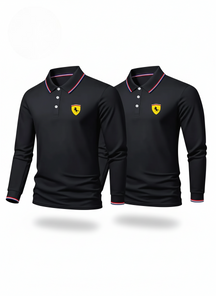 Pague 1 Leve 2 - Camisa Polo Manga Longa Ferrari