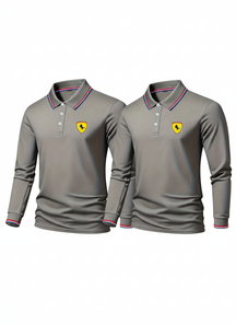 Pague 1 Leve 2 - Camisa Polo Manga Longa Ferrari