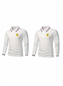 Pague 1 Leve 2 - Camisa Polo Manga Longa Ferrari