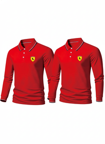 Pague 1 Leve 2 - Camisa Polo Manga Longa Ferrari