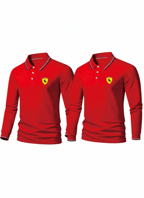 Pague 1 Leve 2 - Camisa Polo Manga Longa Ferrari