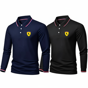Pague 1 Leve 2 - Camisa Polo Manga Longa Ferrari