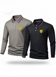 Pague 1 Leve 2 - Camisa Polo Manga Longa Ferrari