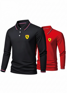 Pague 1 Leve 2 - Camisa Polo Manga Longa Ferrari