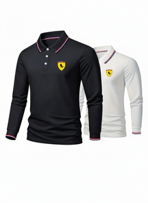 Pague 1 Leve 2 - Camisa Polo Manga Longa Ferrari