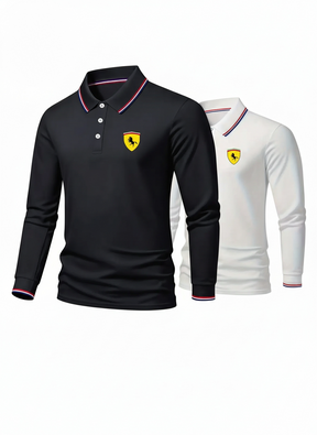 Pague 1 Leve 2 - Camisa Polo Manga Longa Ferrari