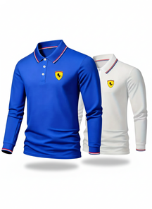 Pague 1 Leve 2 - Camisa Polo Manga Longa Ferrari