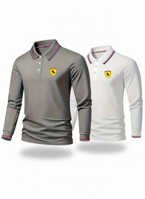 Pague 1 Leve 2 - Camisa Polo Manga Longa Ferrari