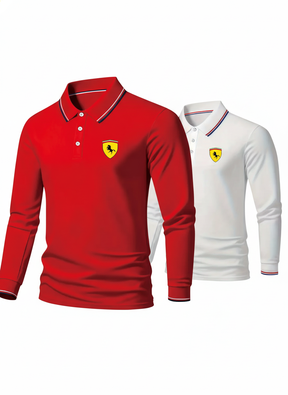 Pague 1 Leve 2 - Camisa Polo Manga Longa Ferrari