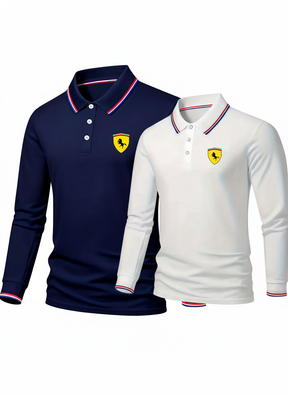 Pague 1 Leve 2 - Camisa Polo Manga Longa Ferrari