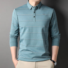 Camisa Polo Manga Longa Elegant Rome