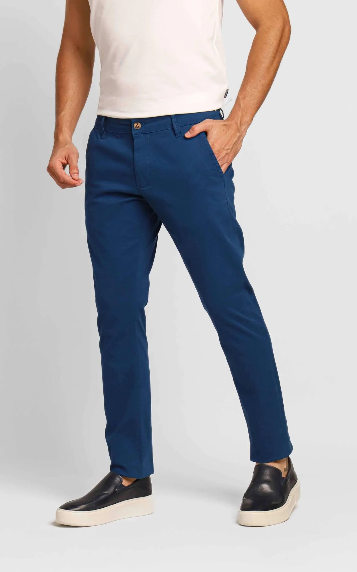 Calça Ralph Lauren Sarja Slim Azul