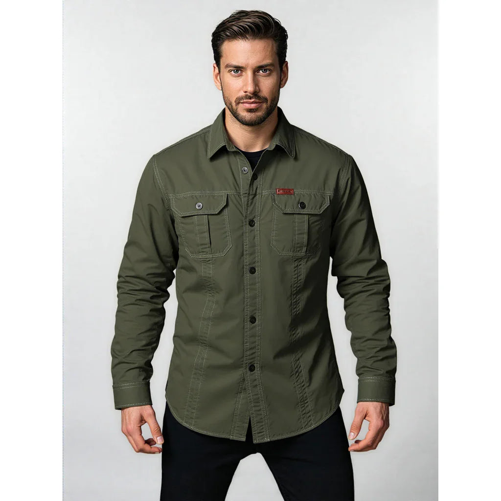 Camisa Cargo Manga Longa Elite