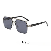 Óculos de Sol Retro Square Metal